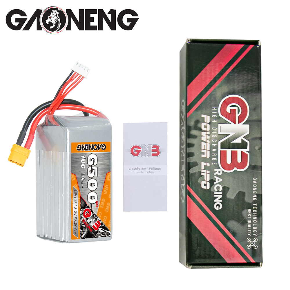 GNB High Energy 6500mAh 4S 15,2V 70C HV LiPo-Akku für RC-Autos, Schiffe, Flugzeuge und Roboter - Image 4