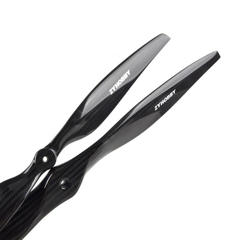 Electric Carbon Fiber Propeller 3K Pattern RC Model Airplane Props 1808 1810 1910 2010 2210 Zyhobby - Image 2