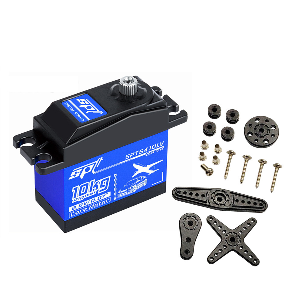 Spt5410Lv High Speed Metal Gear Servo 10kg Torque Drift Road Car Fixed Wing Robot - Image 4
