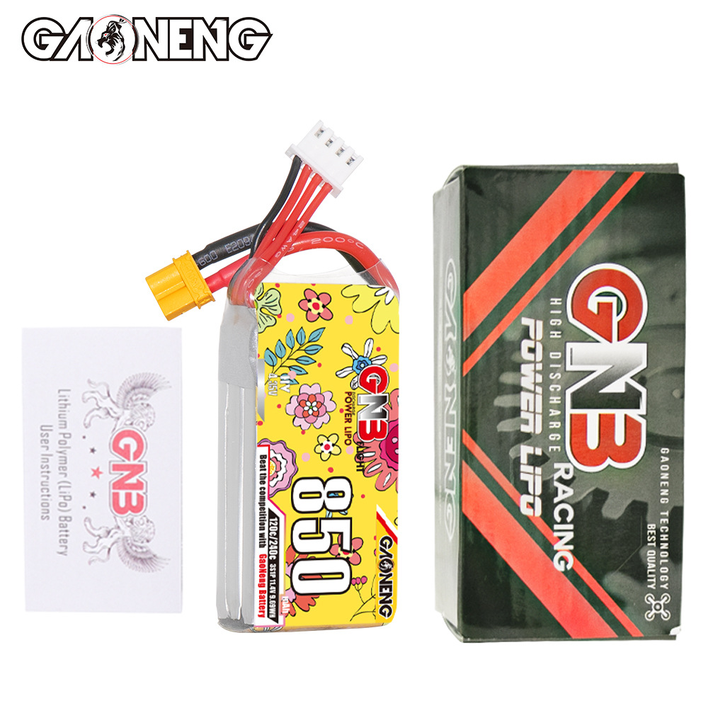 GNB High Energy 850mAh 3S 11,4V 120C LiHV-Akku für 2-2,5-Zoll-FPV-Drohnen - Image 4
