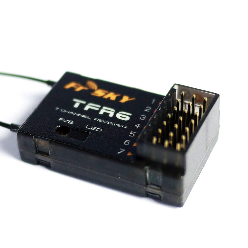 FrSky TFR6 TFR6-A 2.4G 7-Channel FASST Compatible Receiver Futaba Remote TFR6A - Image 3