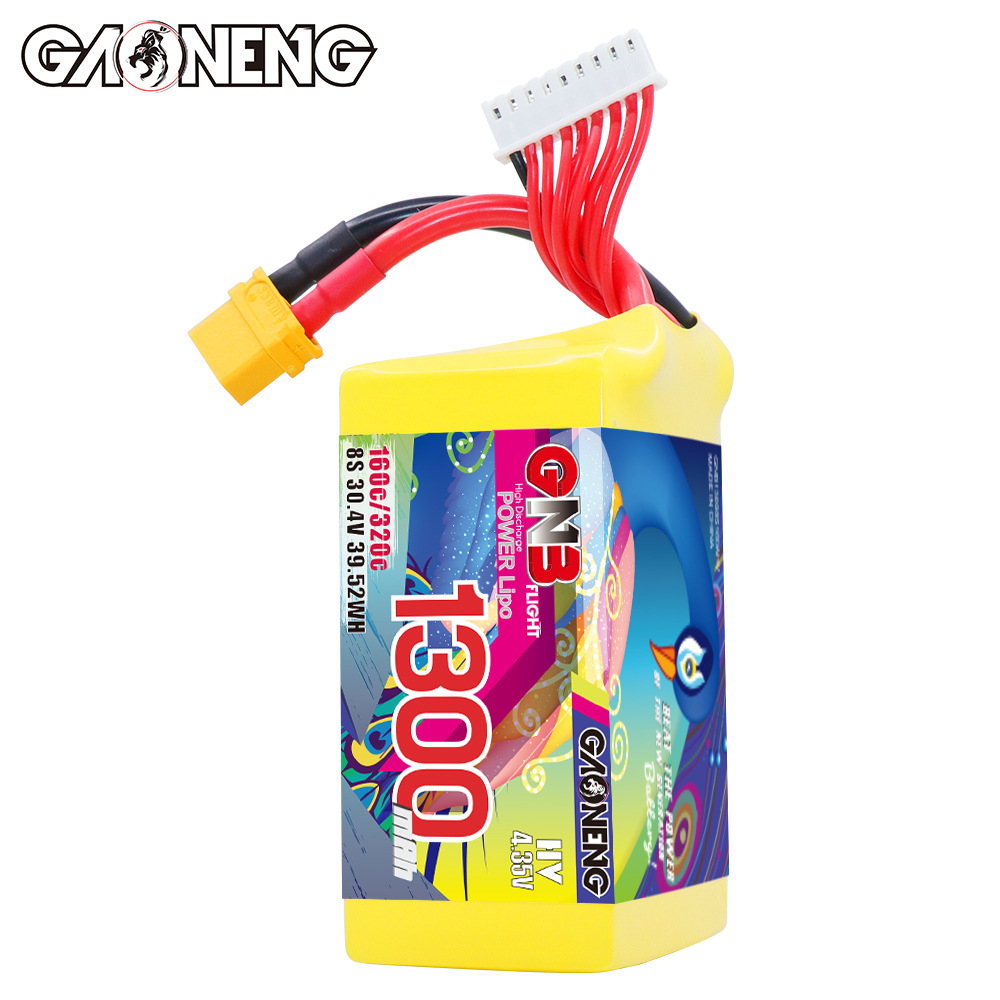 GNB High Energy 1300mAh 8S 30,4V 160°C LiPo-Akku für FPV-Drohnen und Hubschrauber - Image 3