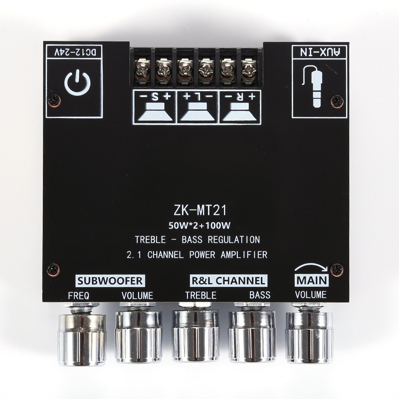 ZkMt21 21 Channel Bluetooth Digital Amplifier Module 50W 2 100W High Low Tone Super Bass Audio Board - Image 4