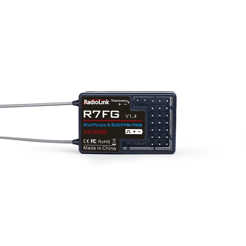 مستقبل راديولينك R7FG ذو 7 قنوات مع جيروسكوب للتحكم عن بُعد RC4GS وRC6GS - Image 5