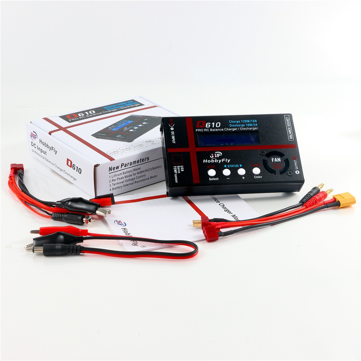 Imax D6Ac 120W Smart Balance Charger for RC Model Aircraft Lithium Battery with Power Cord - Image 5
