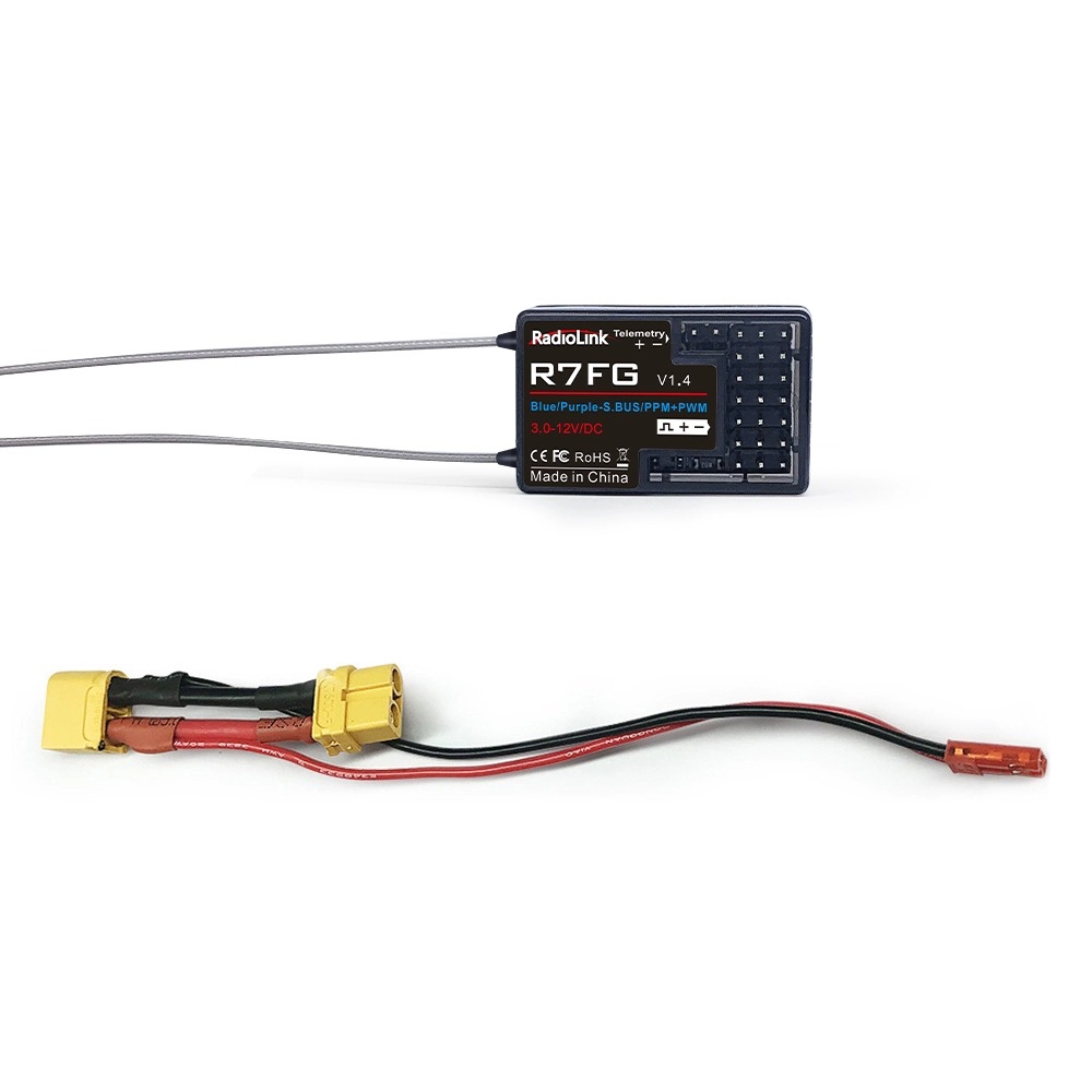 مستقبل راديولينك R7FG ذو 7 قنوات مع جيروسكوب للتحكم عن بُعد RC4GS وRC6GS - Image 3