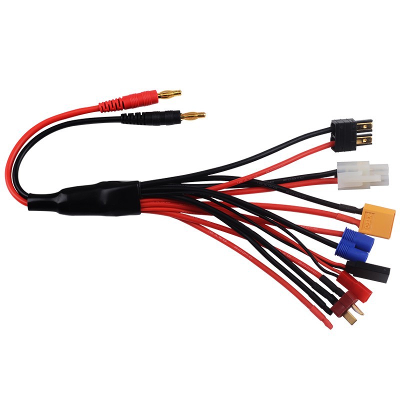 B6 Charger 1 to 8 Conversion Line Banana Head TRX XT60 EC3 Tamiya JST Wiring Adapter - Image 4