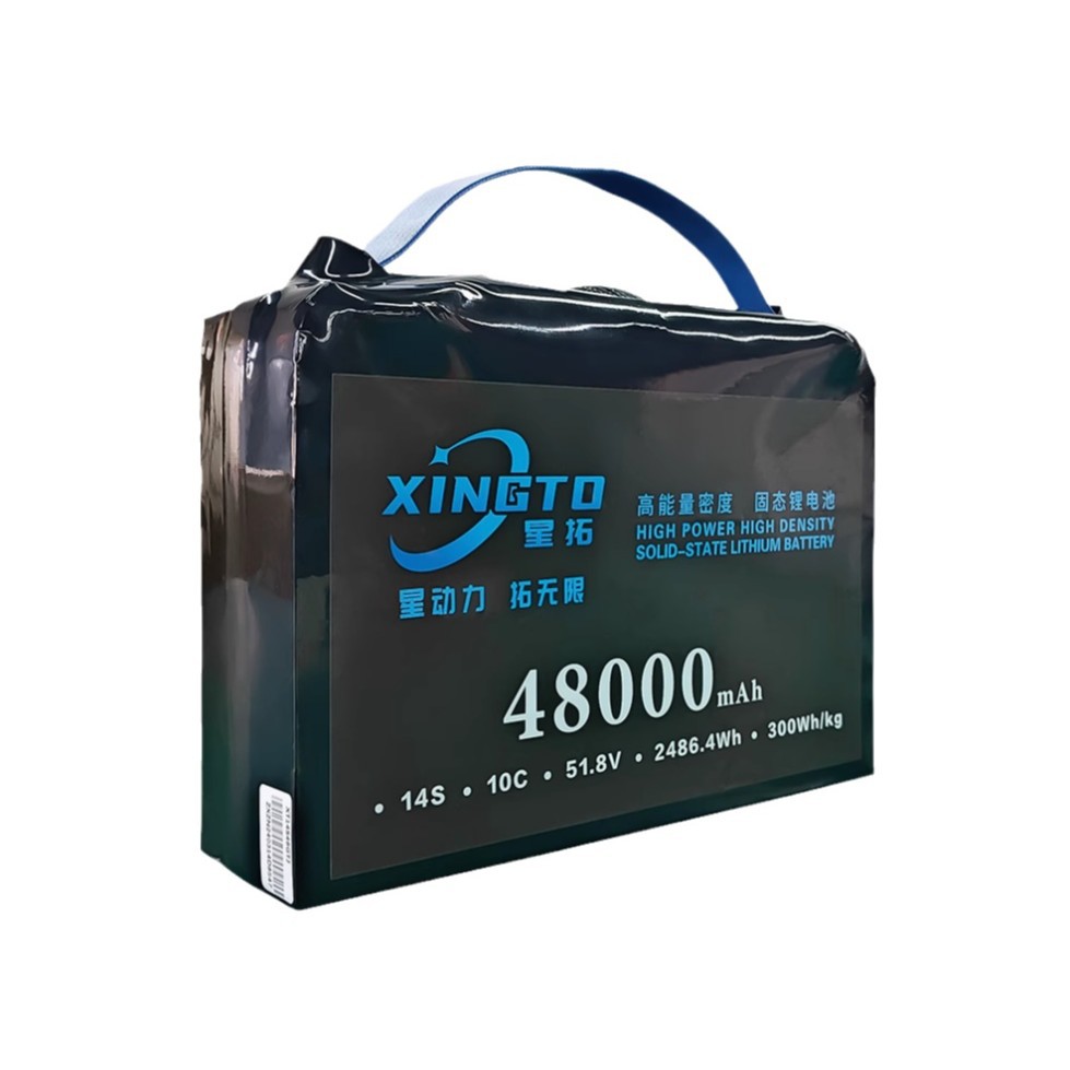 Полусолидный промышленный аккумулятор для дронов Xingtuo, 14S, емкость 48000 мАч – длительное время полета - Image 5