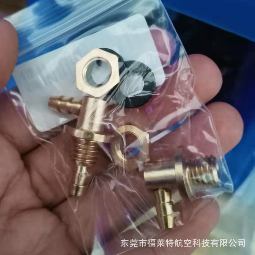 Transparent Fuel Tank Copper Nozzle Oil Hammer Metal Oiler Fittings RC Aircraft - Image 3