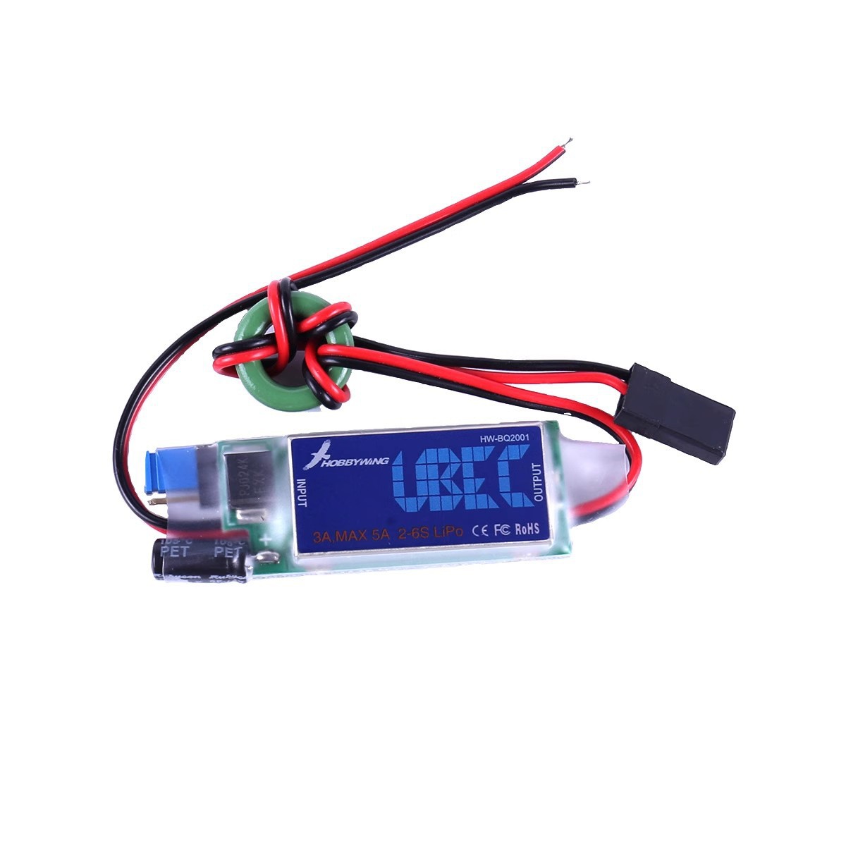 Hobbywing External UBEC 5V 3A DC to DC Conversion Module for RC Aircraft - Image 5