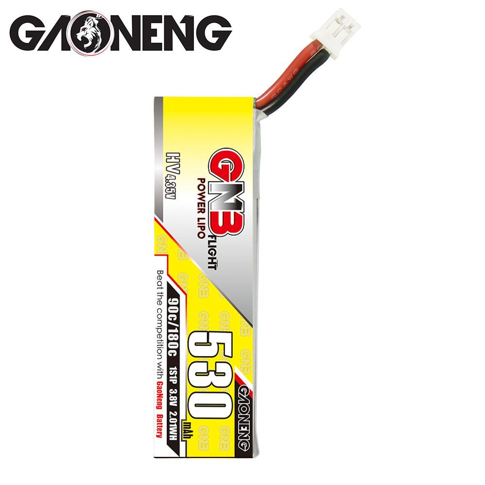 GNB 530mAh 1S 3.8V 90C HV LiPo Battery for 2.5 Inch FPV Drone BNF Models - Image 5