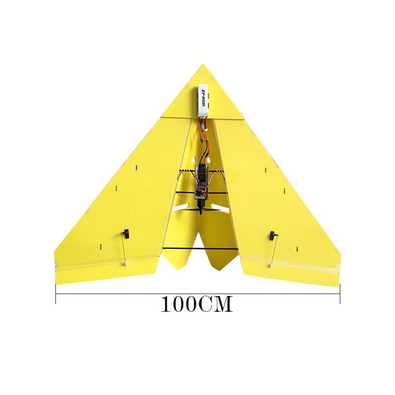 Remote Control Model Aircraft Fixed Wing KT Board Paper Delta Wing Electric Aircraft 1m Wingspan DIY Glider PNP - Image 4