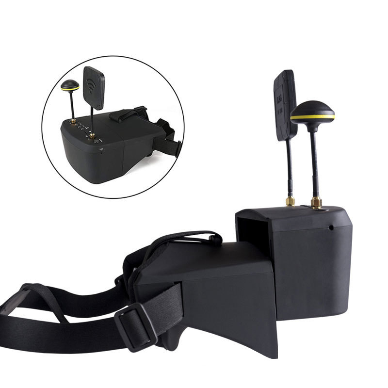 LS 800D Video VR Glasses 58G Receive 40Ch Image Transmission 10Km DVR Recording for FPV Remote Control Drone - Image 3