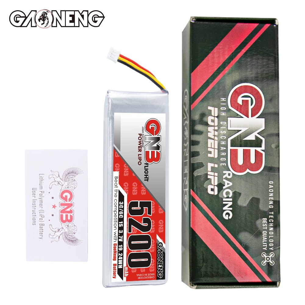 Gaoneng Gnb 5200 mAh 1S 37 V 3C LiPo-Akku für die TBS Tango 2 Fernsteuerung, Modell GNB52001S3R - Image 4