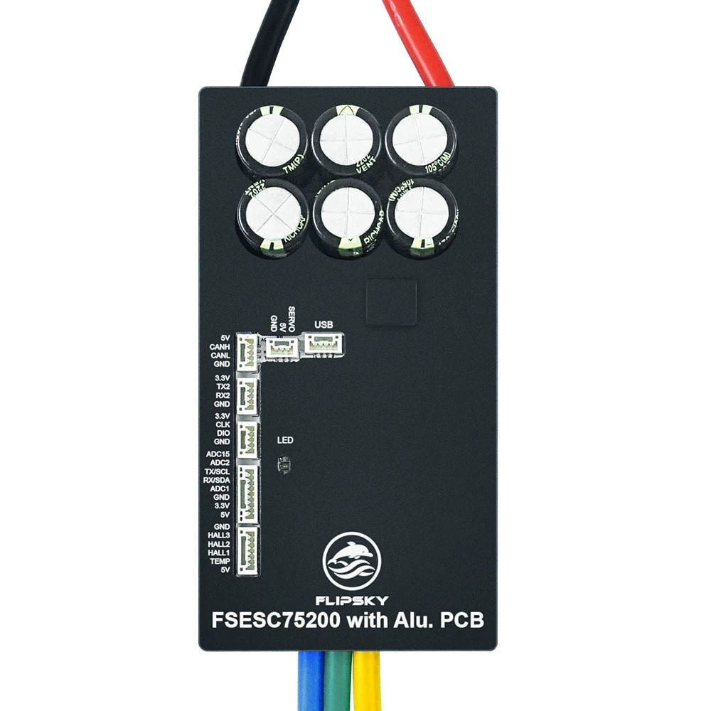 Benjamin Brushless ESC 75200 Single Drive Aluminum Substrate Electric Surfboard Underwater Robot Controller - Image 5