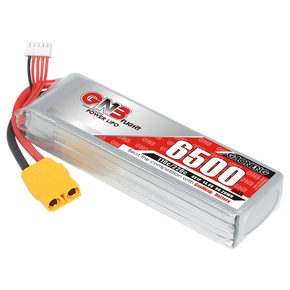 GNB High Energy 6500mAh 4S 14.8V 110C LiPo Battery for FPV Drone RC Models - Image 5