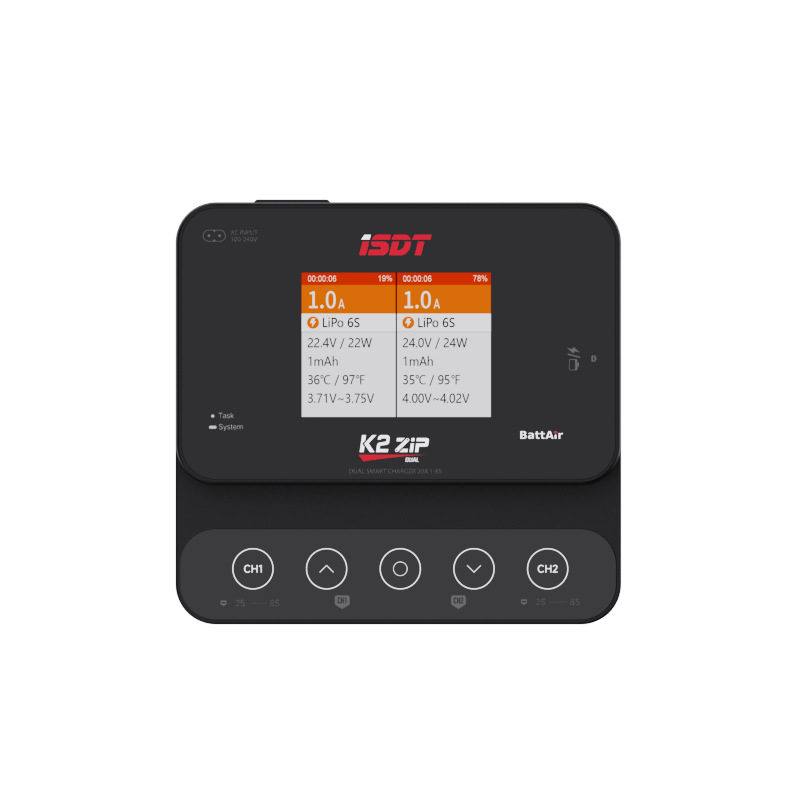 ISDT K2 ZIP Dual Mode Smart Charger AC200W DC500W for FPV Batteries - Image 5