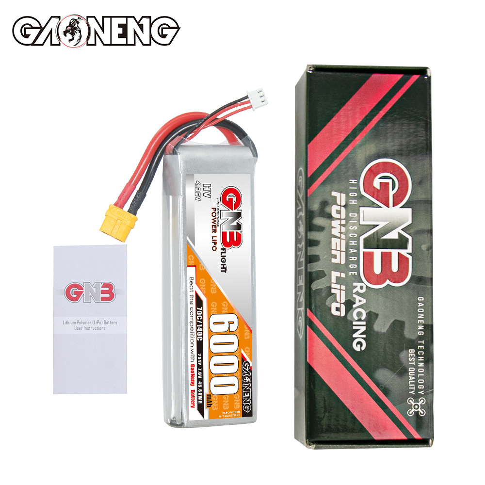 GNB High Energy 6000 mAh 2S 7,6 V 70C LiPoHV-Akku für RC-Autos, Schiffe und Flugzeuge - Image 4