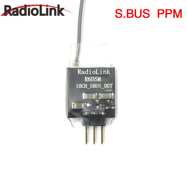 Ledi Mini 10 Channel R6DSM Receiver SBUS PPM FPV for AT9S AT10 - Image 2