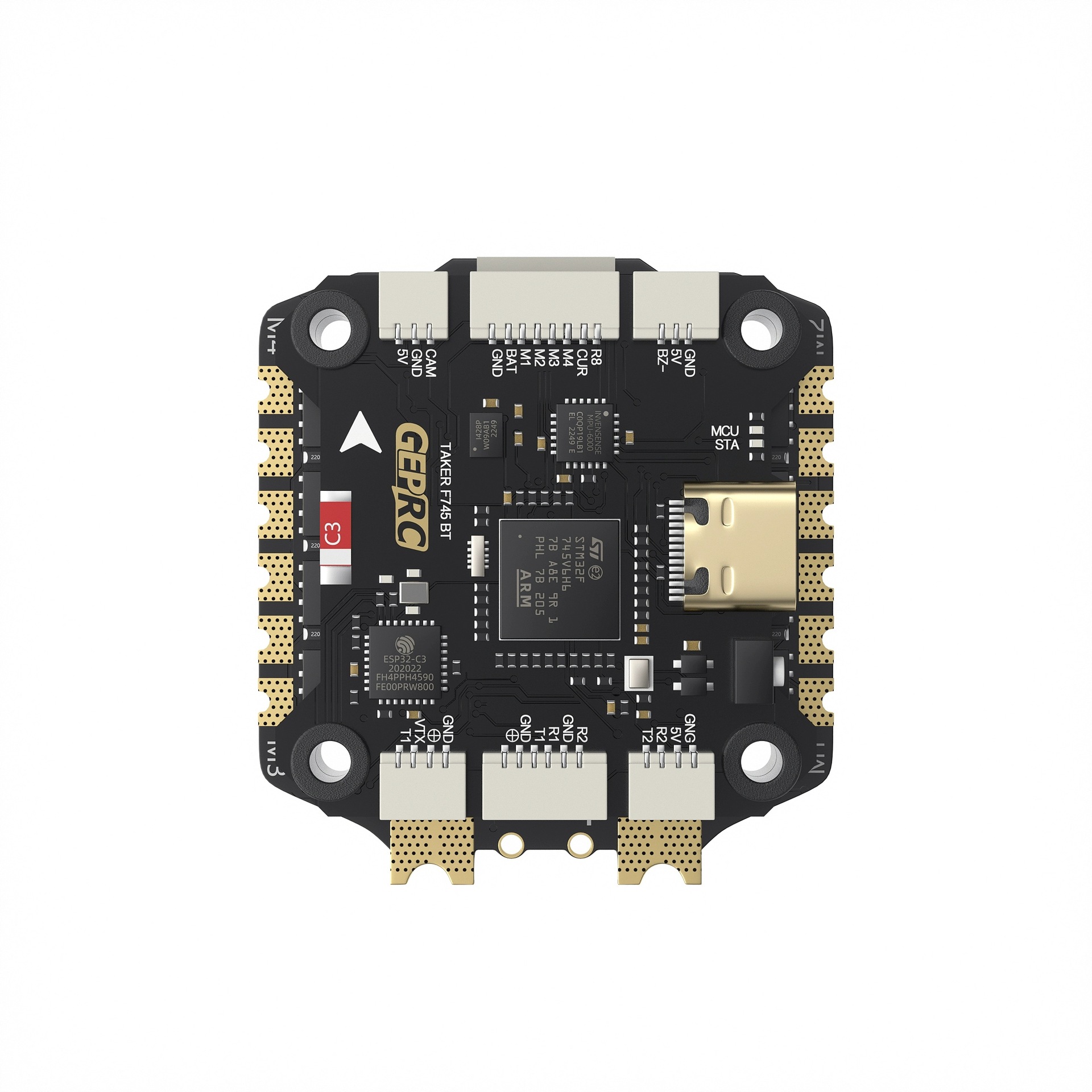 Geprc Taker F745 BT 8Bit 60A F7 Flight Controller Stack for FPV Racing Drone Plug and Play - Image 2