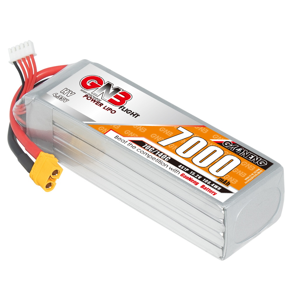 GNB High Energy 7000mAh 4S 152V 70C FPV HV RC Lipo Battery - Image 3
