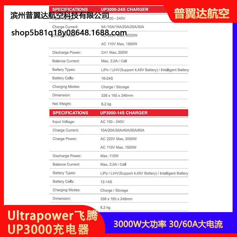 Зарядное устройство Ultrapower Feiteng UP3000 высокой мощности, 60 А, 4,45 В – зарядка для аккумуляторов LiPo 24S - Image 5