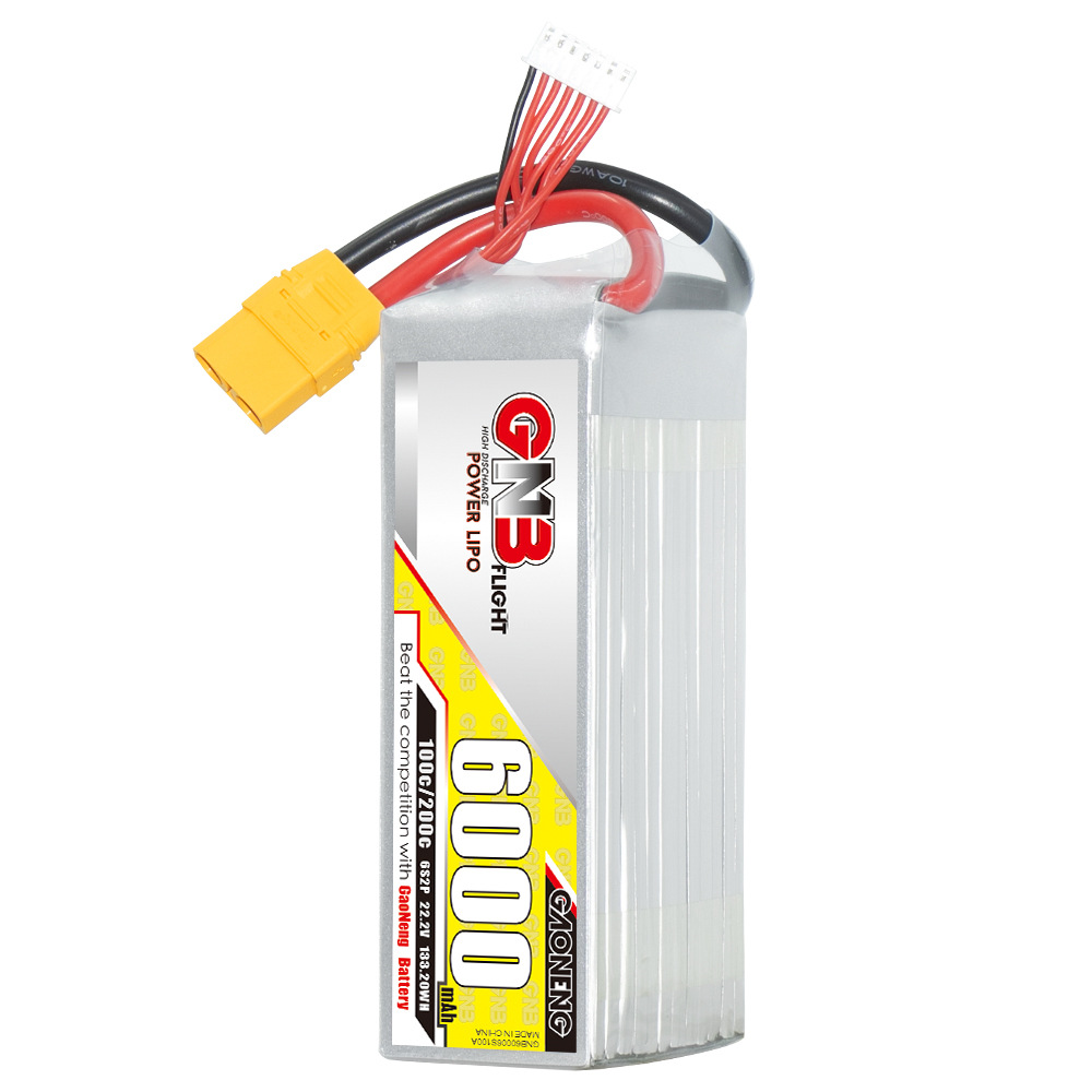 GNB High Energy 6000mAh 6S 22.2V 100C FPV-LiPo-Akku für RC-Drohnen und Helikopter Modell GNB60006S100A - Image 5