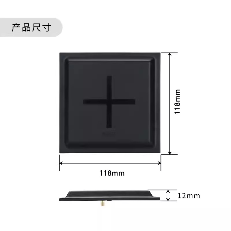 RUSHFPV 5.8G Directional Flat Panel Antenna 15.5dBi High Gain Circularly Polarized SMA for FPV Crossing Machine - Image 2