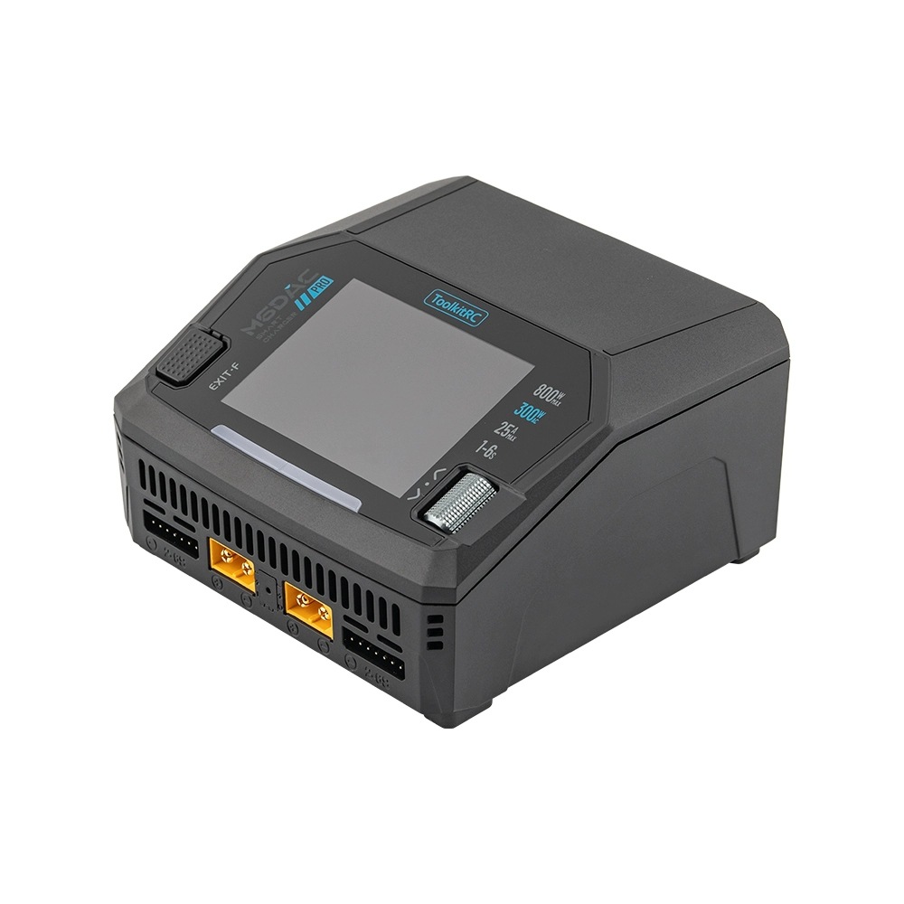 ToolkitRC M6Dacpro V2 18A AC 200-300W DC 800W Wireless Charging Dual Channel FPV Battery Charger - Image 3