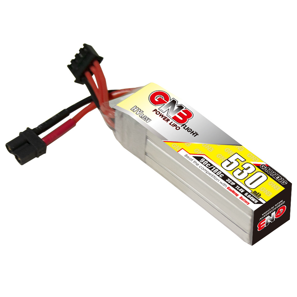 GNB 530mAh 3S 11.4V 90C HV LiPo Battery for FPV Drone GAONENG - Image 3