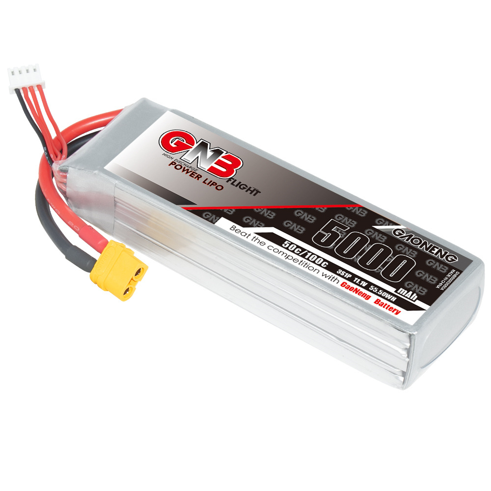 GNB High Energy 5000 mAh 3S 11,1 V 50 C LiPo-Akku für RC-Autos, Modellschiffe und FPV-Festflügler GNB50003S50A - Image 5
