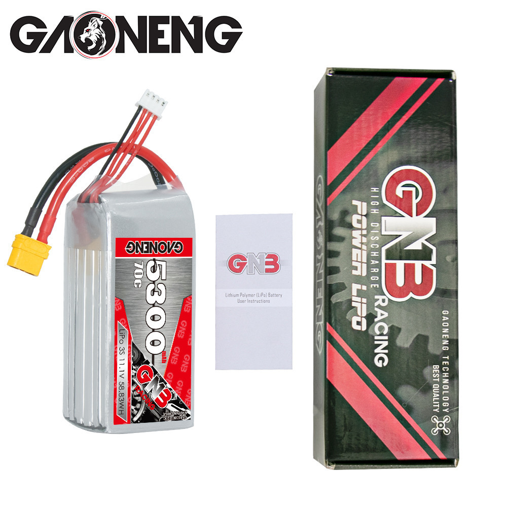GNB High Energy 5300mAh 3S 11,1V 70C Lithium-Batterie für RC-Autos, Schiffe, Flugzeuge und Roboter GNB53003S70C - Image 4