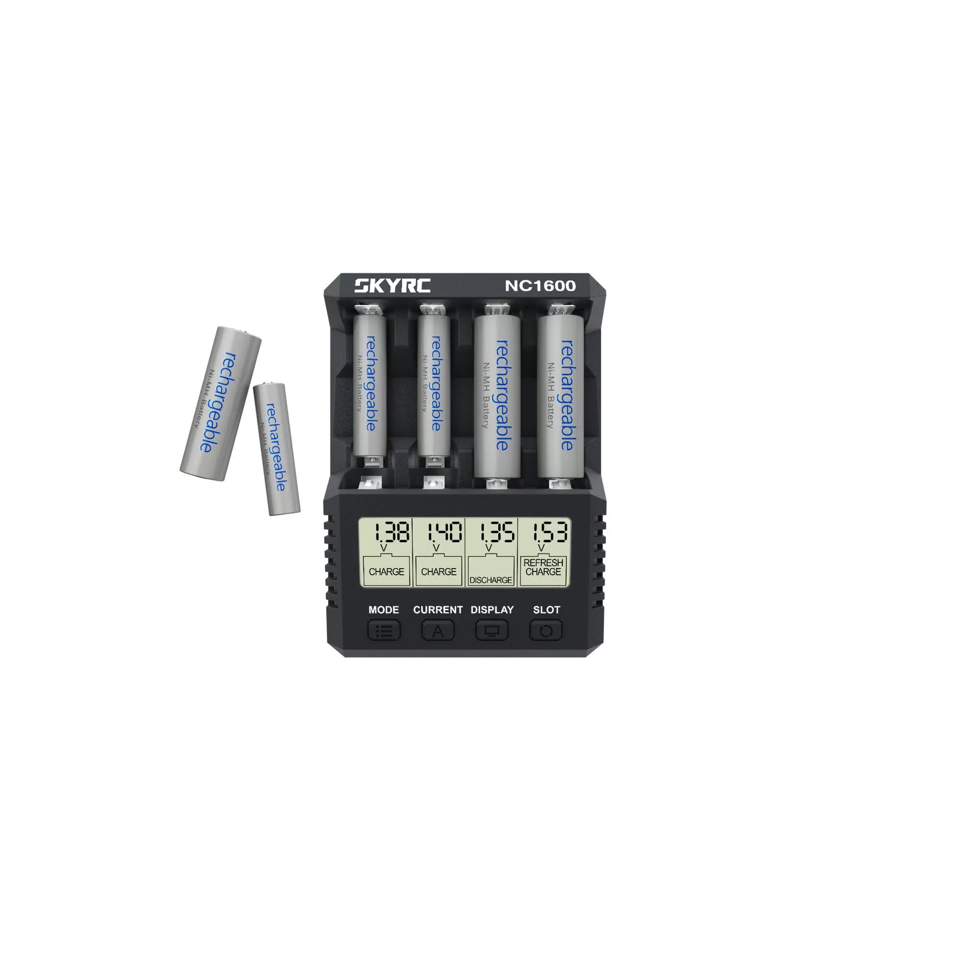Skyrc NC1600 AA AAA Charger Analyzer for Nickel Metal Hydride Nickel Chromium Batteries - Image 5