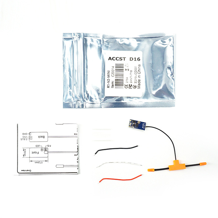 Jumper R1 V2 Mini Full Duplex Telemetry Receiver D16 Protocol SBUS Signal TLITE XT18 - Image 2