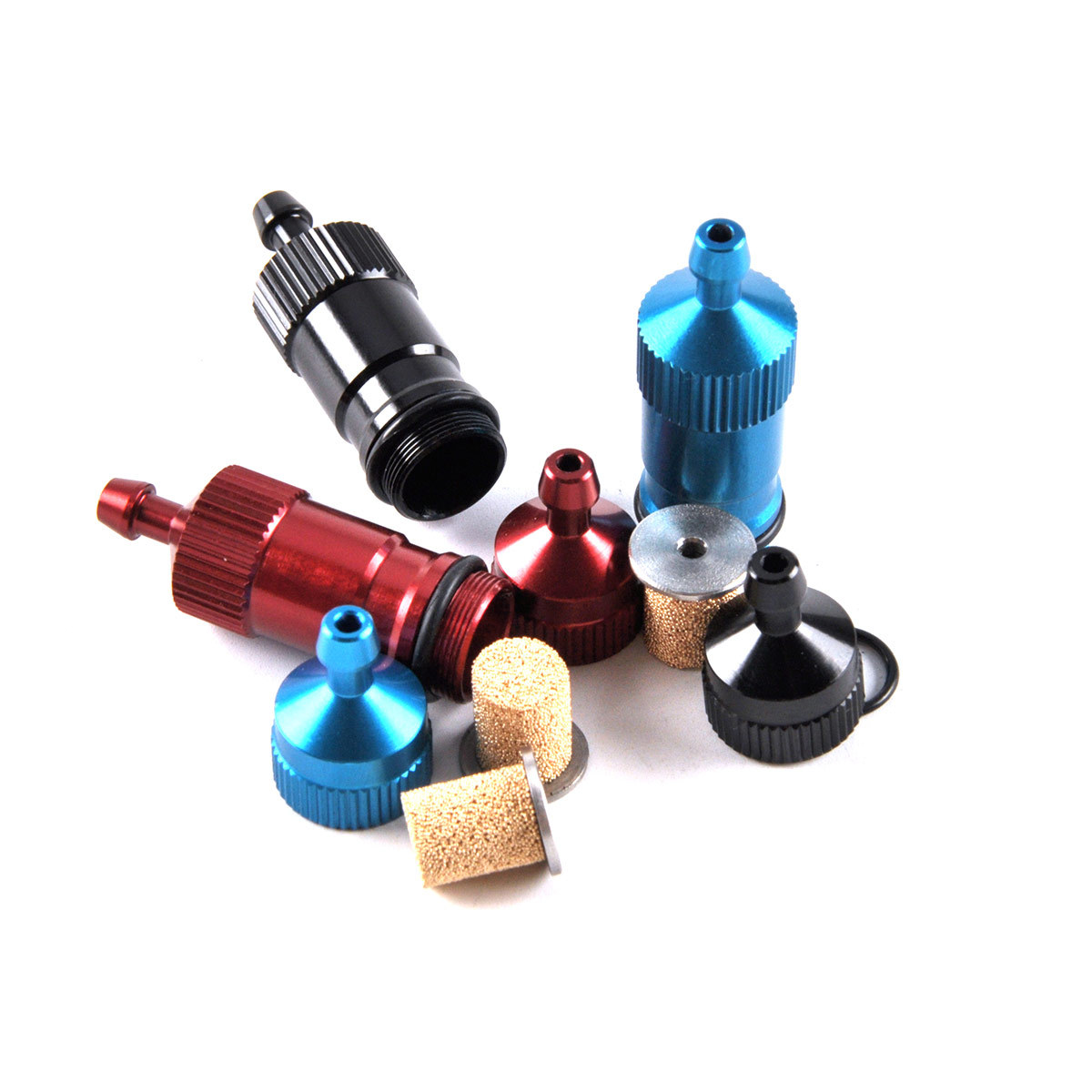 Aircraft Model Aluminum Alloy Oxidation Oil Filter Aviation Aircraft Model Accessories Alloy Copper Core Oil Filter 4.5mm - Image 2