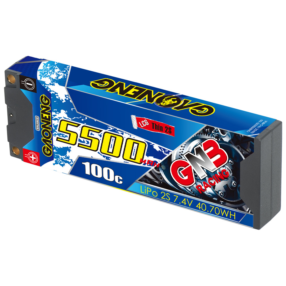 GNB High Energy 5500 mAh 2S 7,4 V 100 C LCG Hardcase LiPo-Akku für 1/10 RC-Rennwagen - Image 5