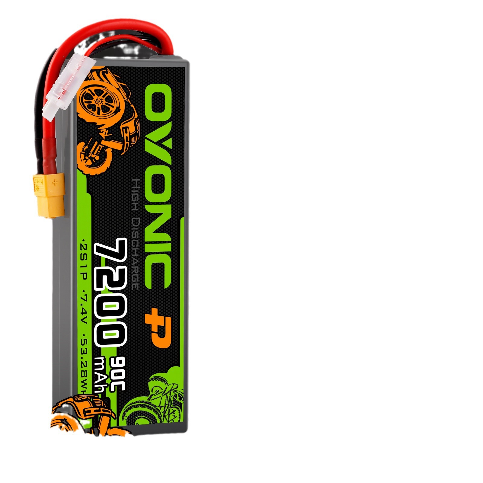 Europäische Marke: 5200, 6200 und 7200 mAh 7,4 V 90C Hochentladungs-LiPo-Akku für MJX RC-Cars, Offroad- und Driftfahrzeuge - Image 5