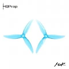 HQPROP MCK Joint Edition 5.1 inch 3 Leaf Racing Flowing FPV Propeller 2 Pairs Yellow - Image 2