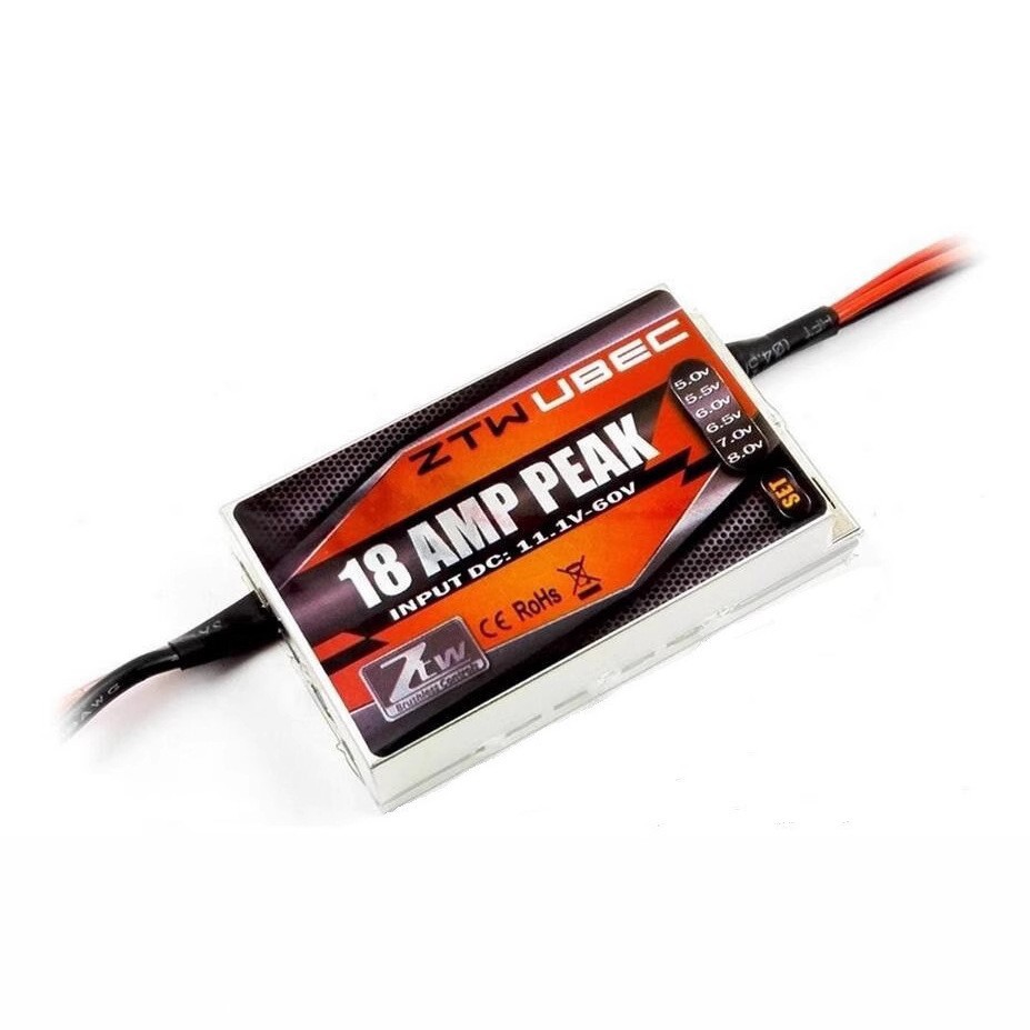 ZTW UBEC 3A 6A 12A External Step Down Module for RC Aircraft Receiver Power Supply Voltage Stabilization - Image 5