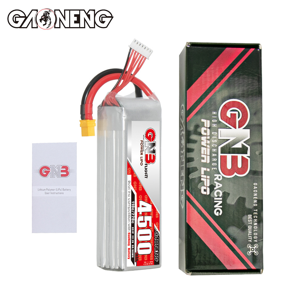GNB High Energy 4500mAh 6S 22,2V 110°C LiPo-Akku für RC-Autos, Panzer und Hubschrauber - Image 4