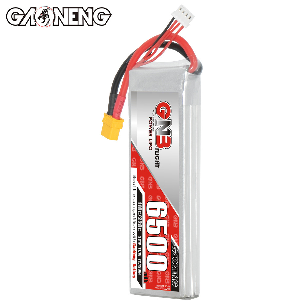 GNB Hochleistungs-LiPo-Akku mit 6500 mAh, 3S, 11,1 V und 110 C für RC-Drohnen und FPV-Modelle - Image 3