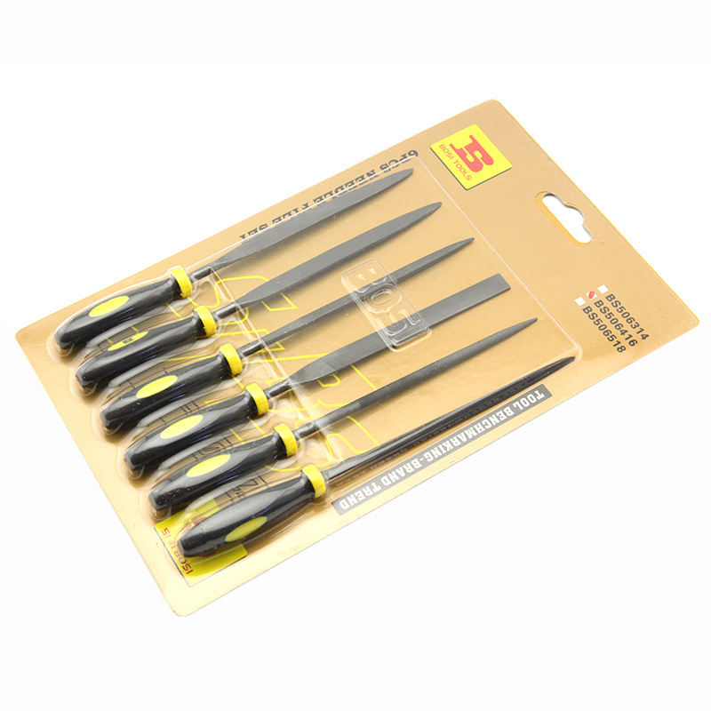 Modeler Recommended Tools Persian Six Piece Shaping File Set Assorted Files Non Slip Handles - Image 4