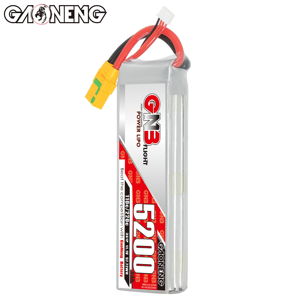 GNB High Energy 5200mAh 3S 11.1V 110C LiPo-Akku für RC-Autos, Schiffe, Panzer und Hubschrauber - Image 5