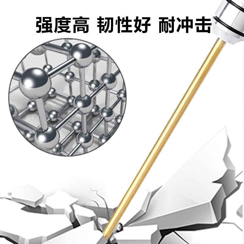 Crossing Machine Model Hex Screwdriver Four Piece Set Extremely Hard Titanium Plated High Speed Steel Hex Wrench Replaceable Cutter Head - Image 3