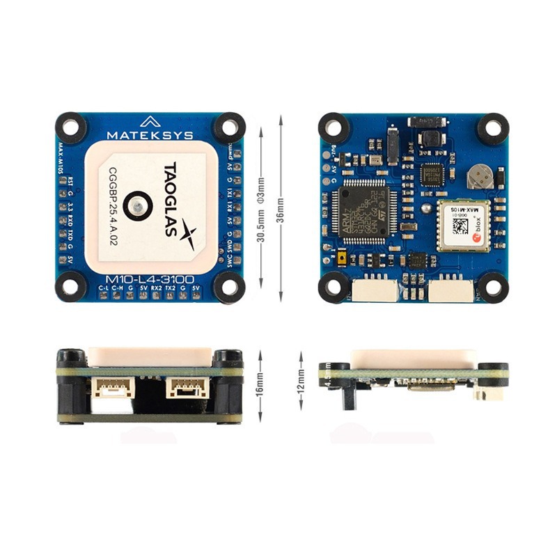 Matek M10 L4 3100 GNSS GPS Compass Module for AP Periph FPV Drones - Image 3