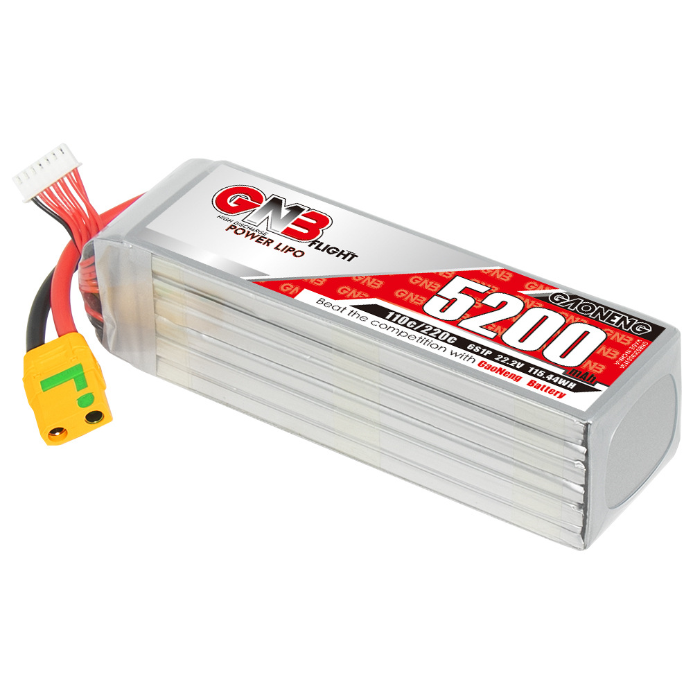 GNB High Energy 5200mAh 6S 22.2V 110C LiPo-Akku für RC-Autos, Schiffe, Panzer und Hubschrauber - Image 3