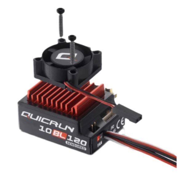 Цифровой бесколлекторный регулятор скорости Hobbywing QuicRun 10BL120 с датчиками для автомобилей - Image 5