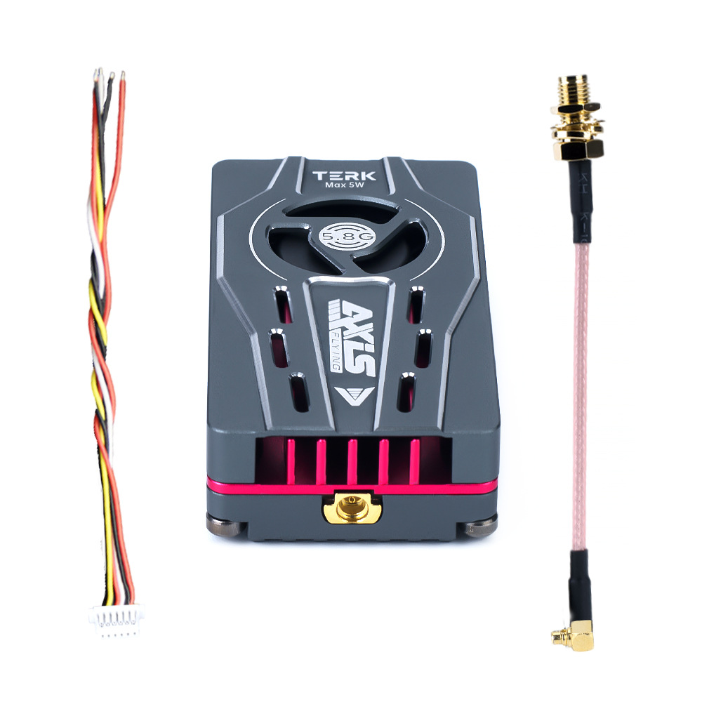 Axisflying Terk 5.8G 5W Dual Core Analog Image Transmission Stable Heat Dissipation FPV VTX Racing Drone - Image 5