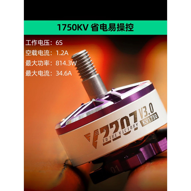 Tmotor FPV Motor 2306V3 2207V3 Brushless Motor for 5inch Flying Motorcycle Chasing Wind FPV Drone - Image 2