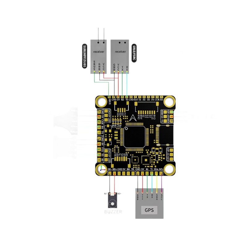 Superrc F405 Flight Controller 60A ESC Four In One Flight Tower for FPV Racing Drone Quadcopter - Image 5